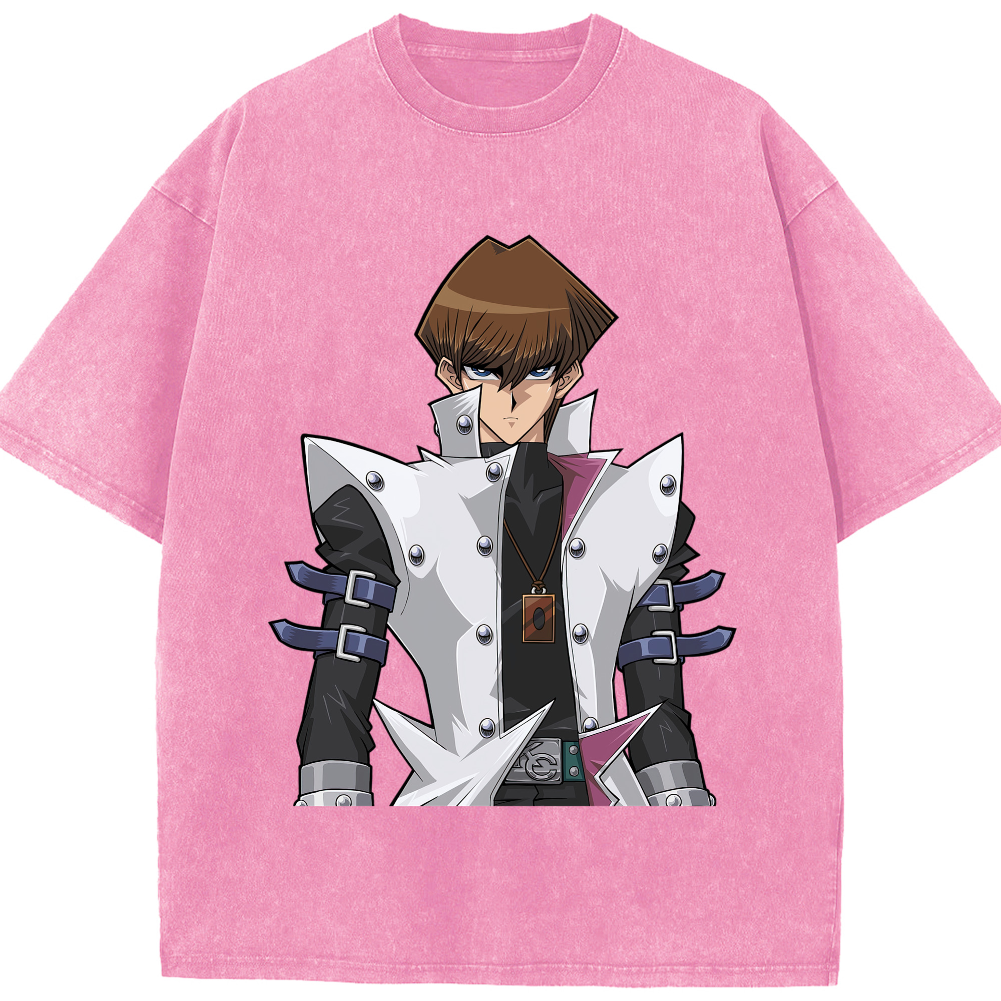 （画像用） 遊☆戯☆王 Yu-Gi-Oh! 綿100% ヴィンテージ風 半袖Tシャツ（フロントプリント）